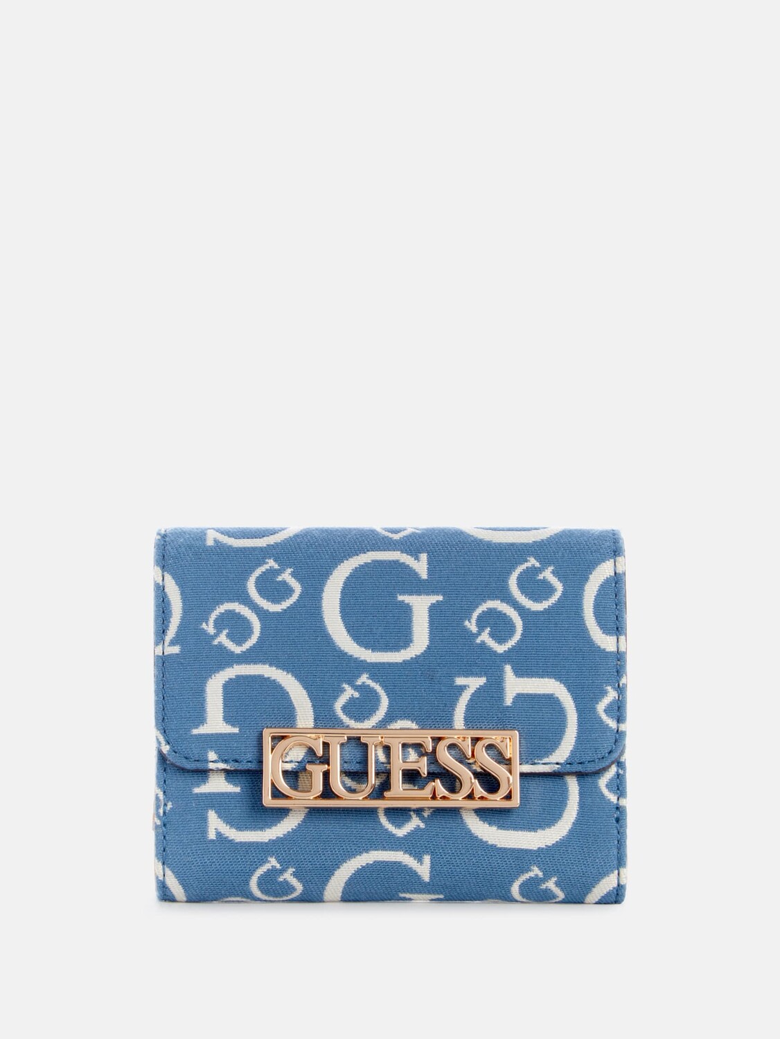 

Жаккардовый кошелек Carrboro с логотипом Guess Factory, цвет Light Blue