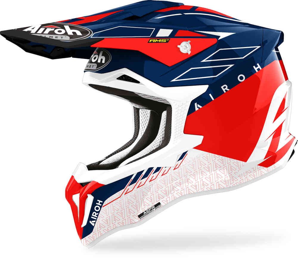 

Шлем Strycker Skin для мотокросса Airoh, красный