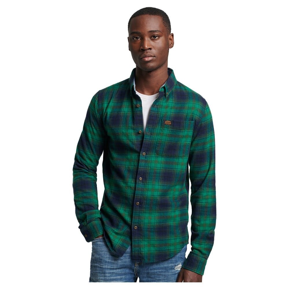 

Рубашка Superdry Vintage Lumberjack, зеленый