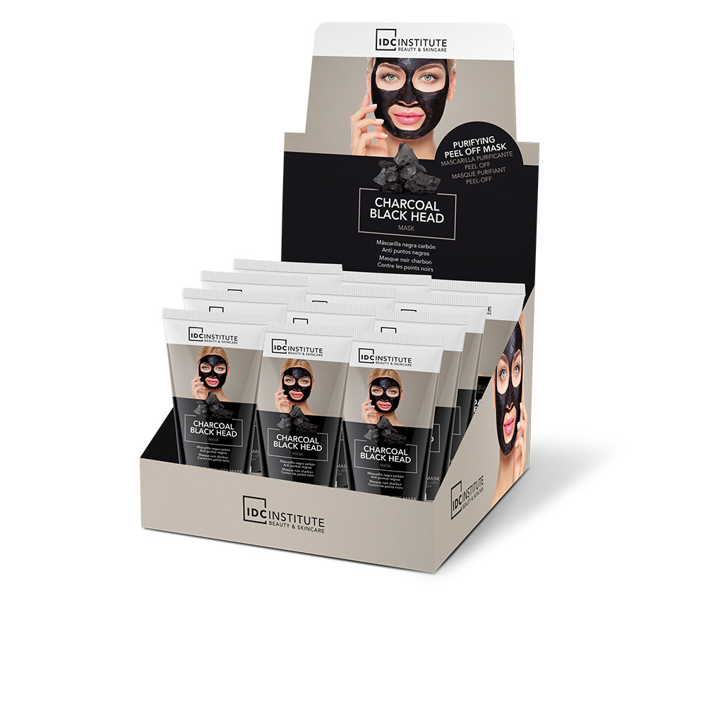 Маска для лица Charcoal black head mask Idc institute, 60 мл черная маска пленка для лица от черных точек