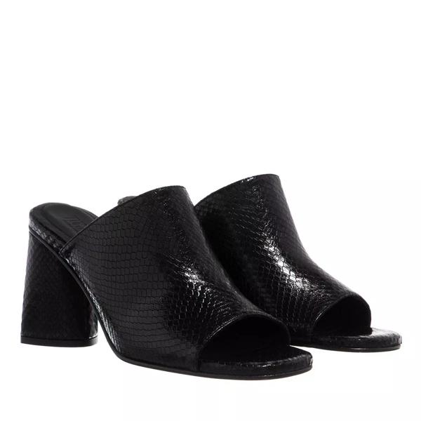 Сандалии amali textured leather sandals Toral, черный