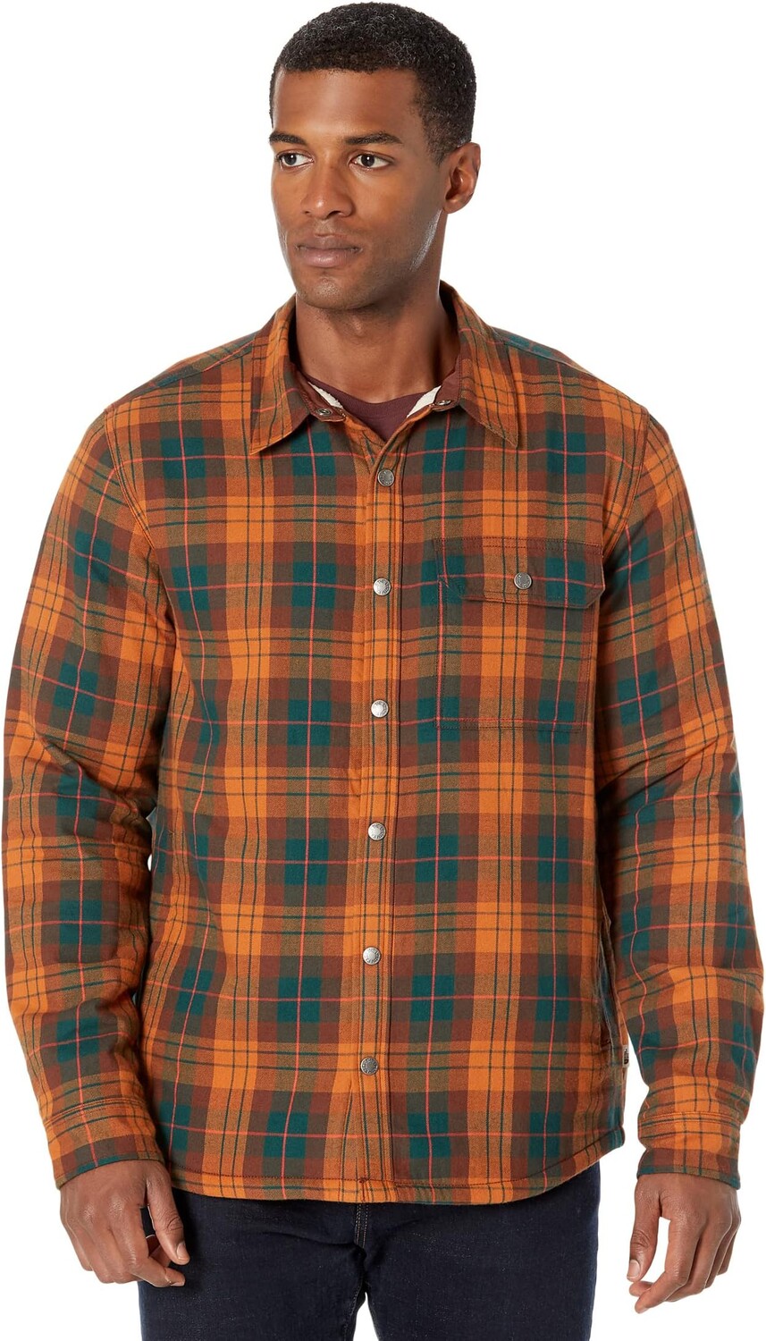 

Куртка Campshire Shirt The North Face, цвет Leather Brown Medium Icon Plaid 2