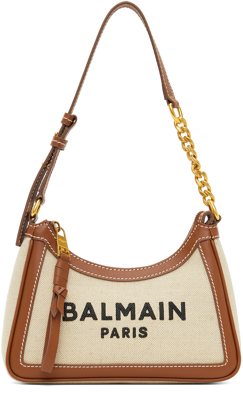 

Бежевая сумка B-Army Balmain