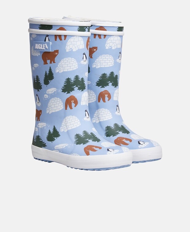 

Резиновые сапоги на щиколотке Aigle, синий