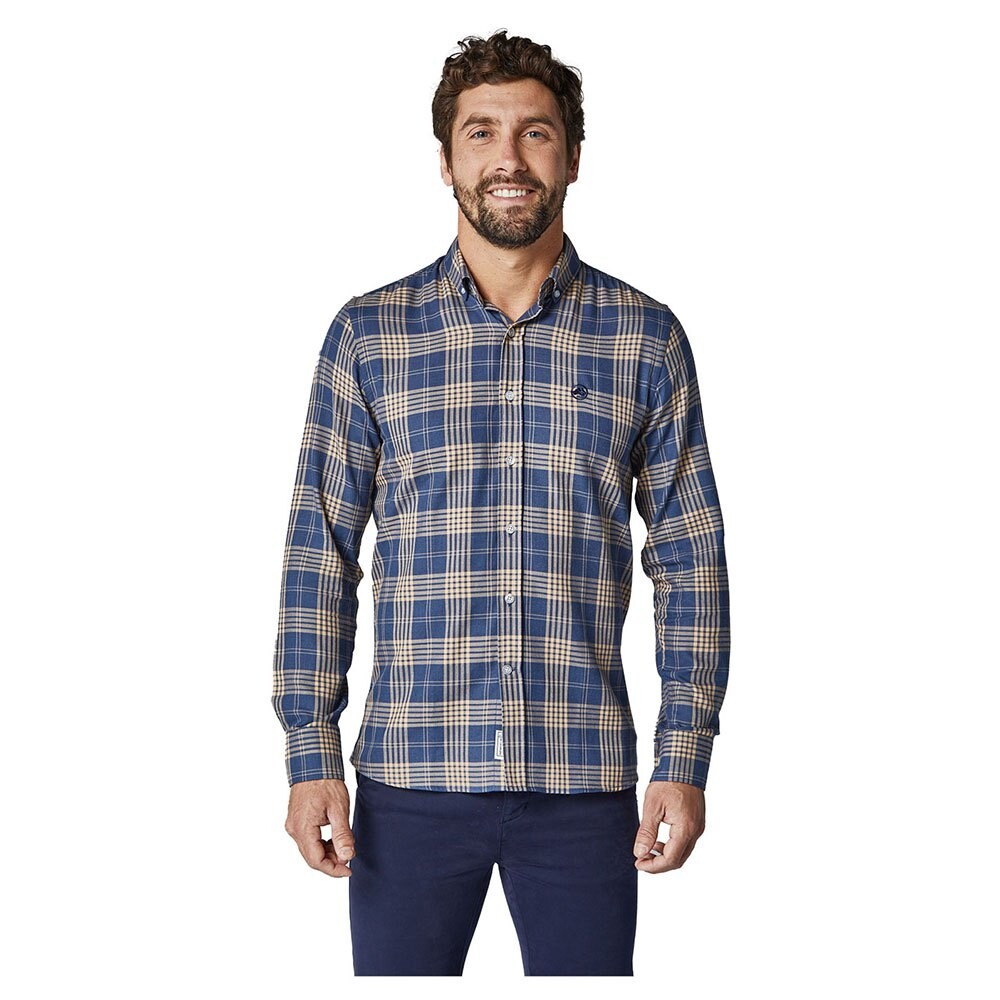 

Рубашка с длинным рукавом Altonadock 223275020784 Slim Fit, синий