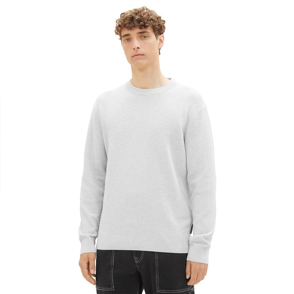 

Свитер Tom Tailor 1038285 Structured Basic Knit, серый