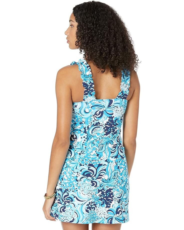 

Платье Lilly Pulitzer Noelani Dress Upf 50+, цвет Resort White Mermazing