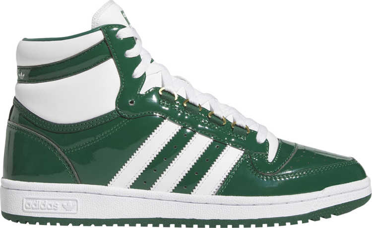 Кроссовки Adidas Top Ten RB 'Dark Green Patent', зеленый - фото