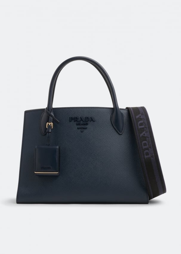 

Сумка PRADA Medium Monochrome bag, синий