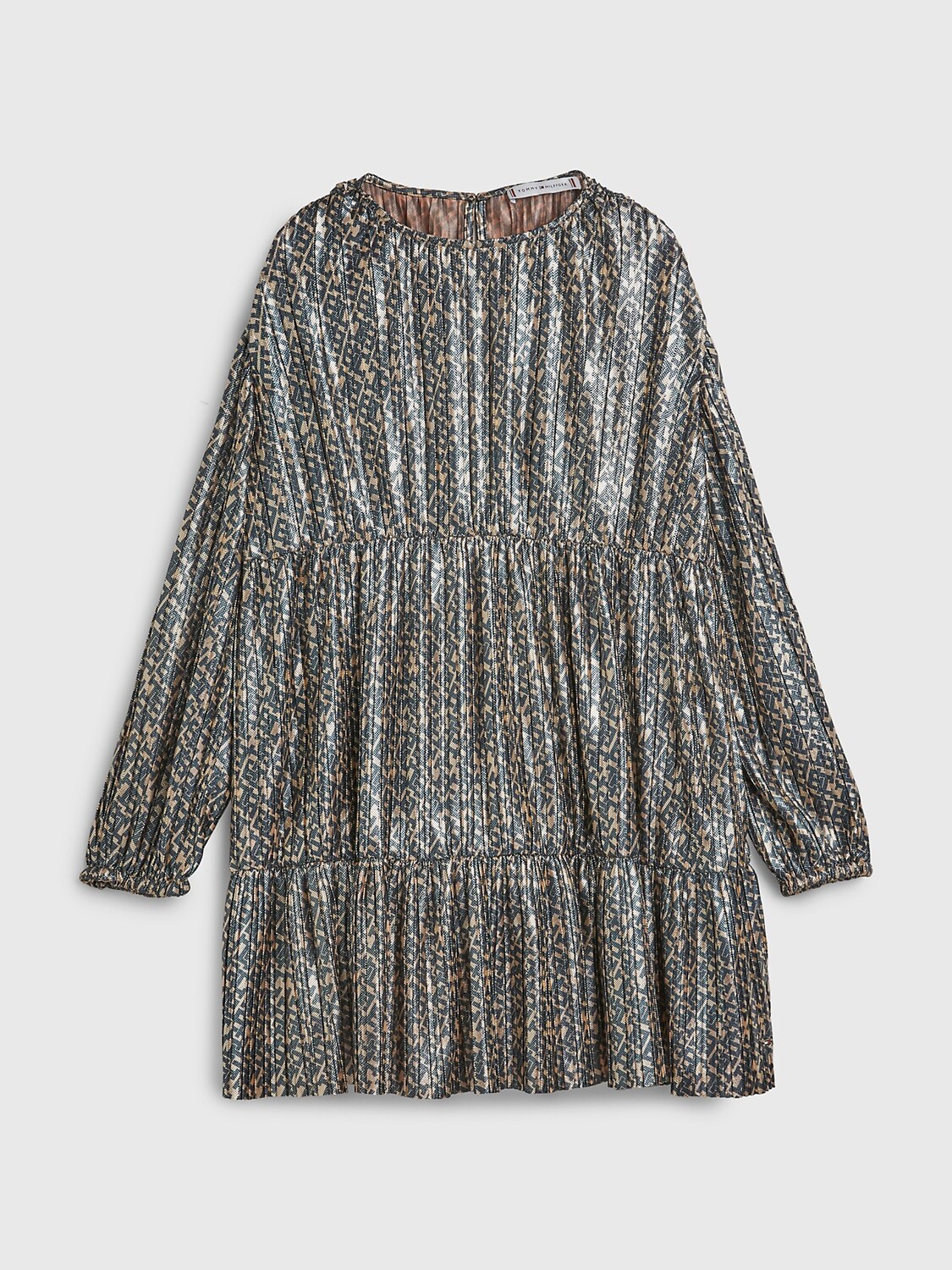 

Платье kids' th с монограммой металлик Tommy Hilfiger, th монограмма металлик