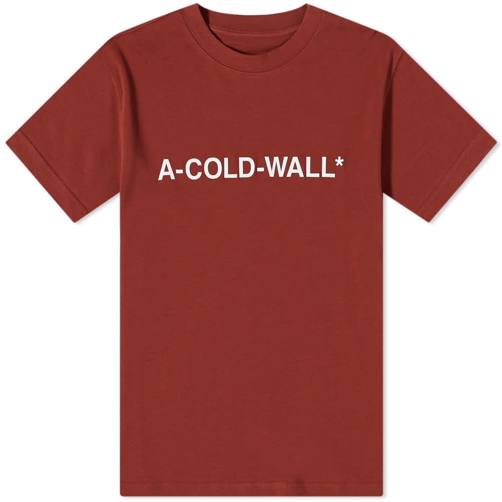 

Футболка A-COLD-WALL* Essential Logo Tee, Коричневый