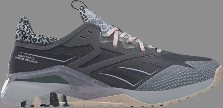 

Кроссовки wmns nano x2 tr adventure 'leopard' Reebok, серый