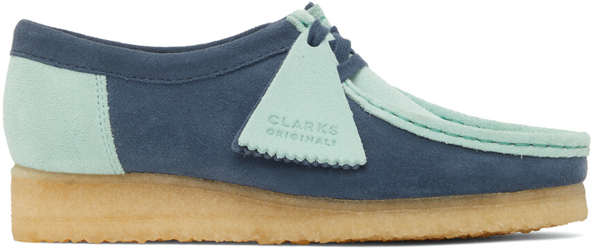 

Синие замшевые дерби Wallabee Clarks Originals