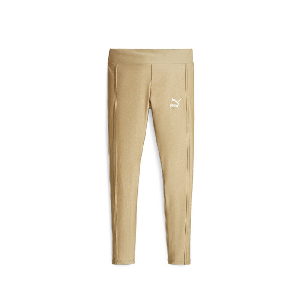 

Леггинсы Puma T7 High Waist Shiny Short, бежевый