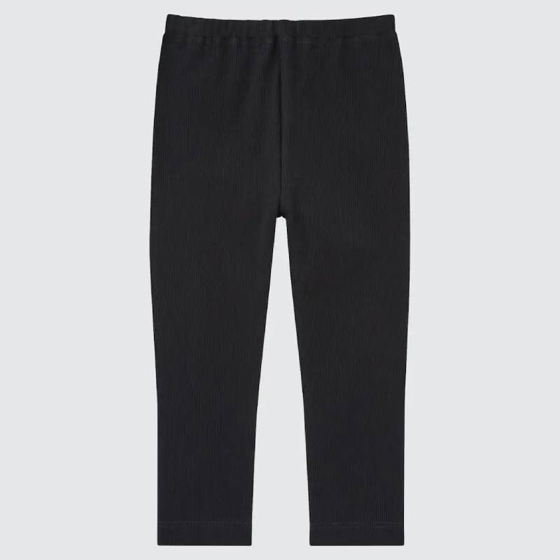 

Легинсы для малышей Uniqlo Toddler Ribbed, черный