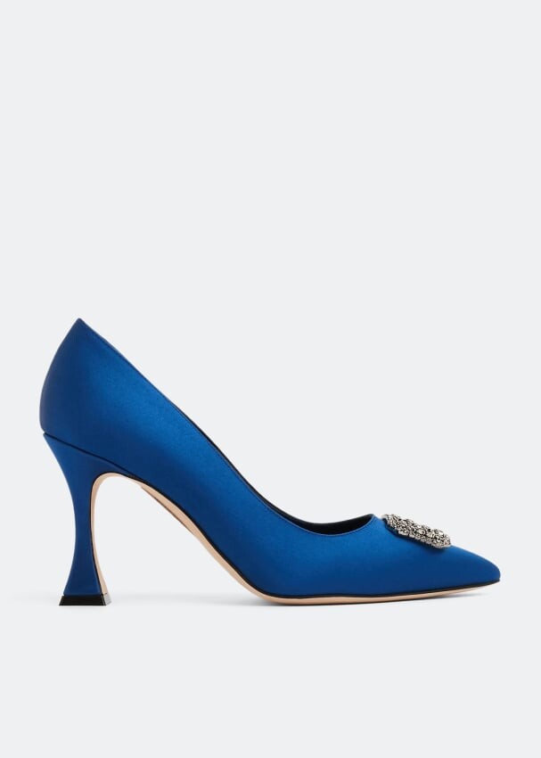 

Туфли MANOLO BLAHNIK Floritanuhi pumps, синий