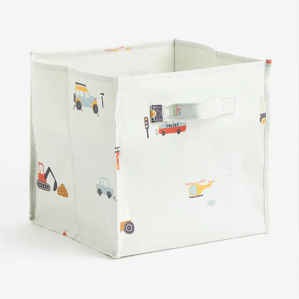 

Корзина для хранения H&M Home Printed Storage Vehicles, светло-зеленый