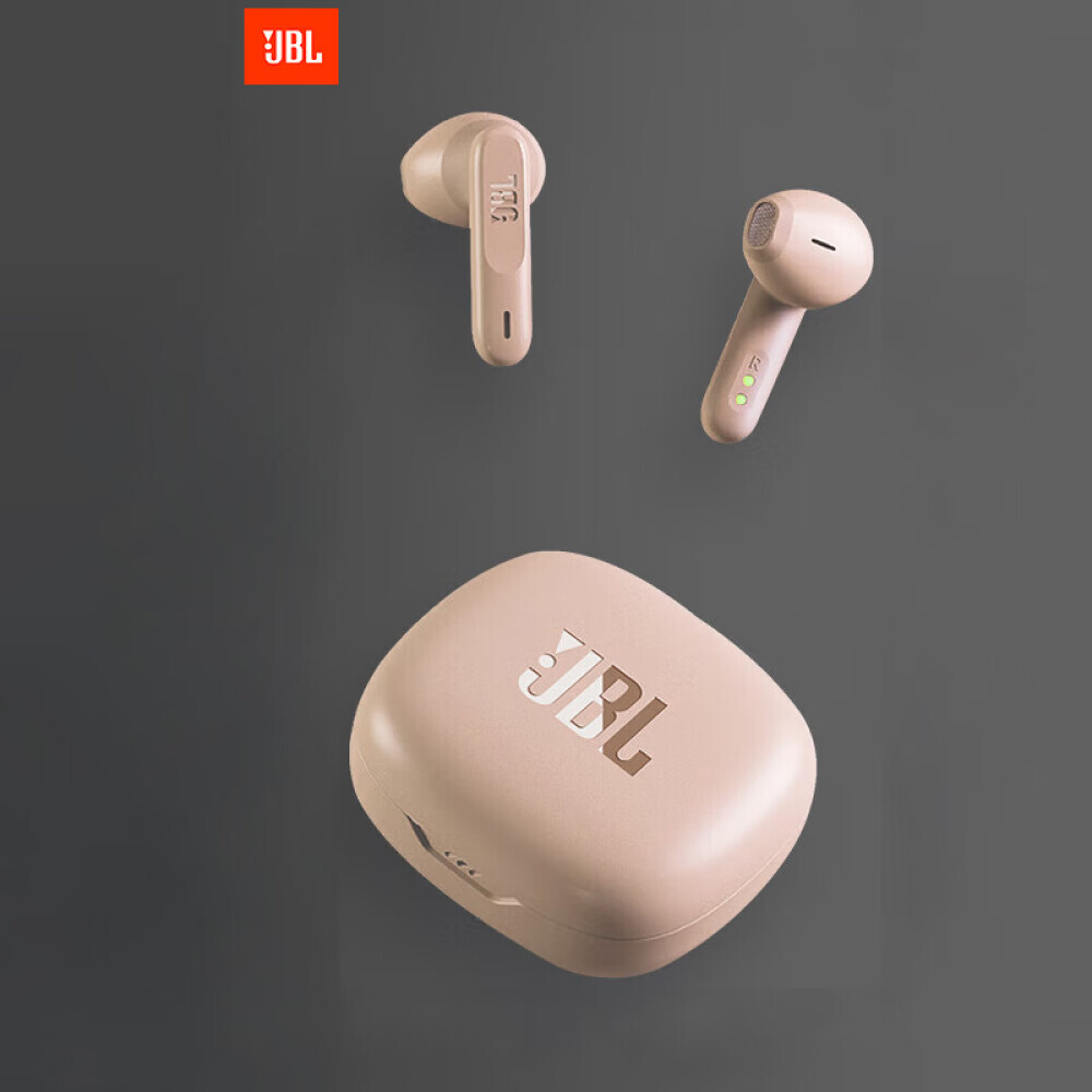 

Bluetooth-гарнитура JBL WAVE FLEX true спортивная с шумоподавление, золотого цвета