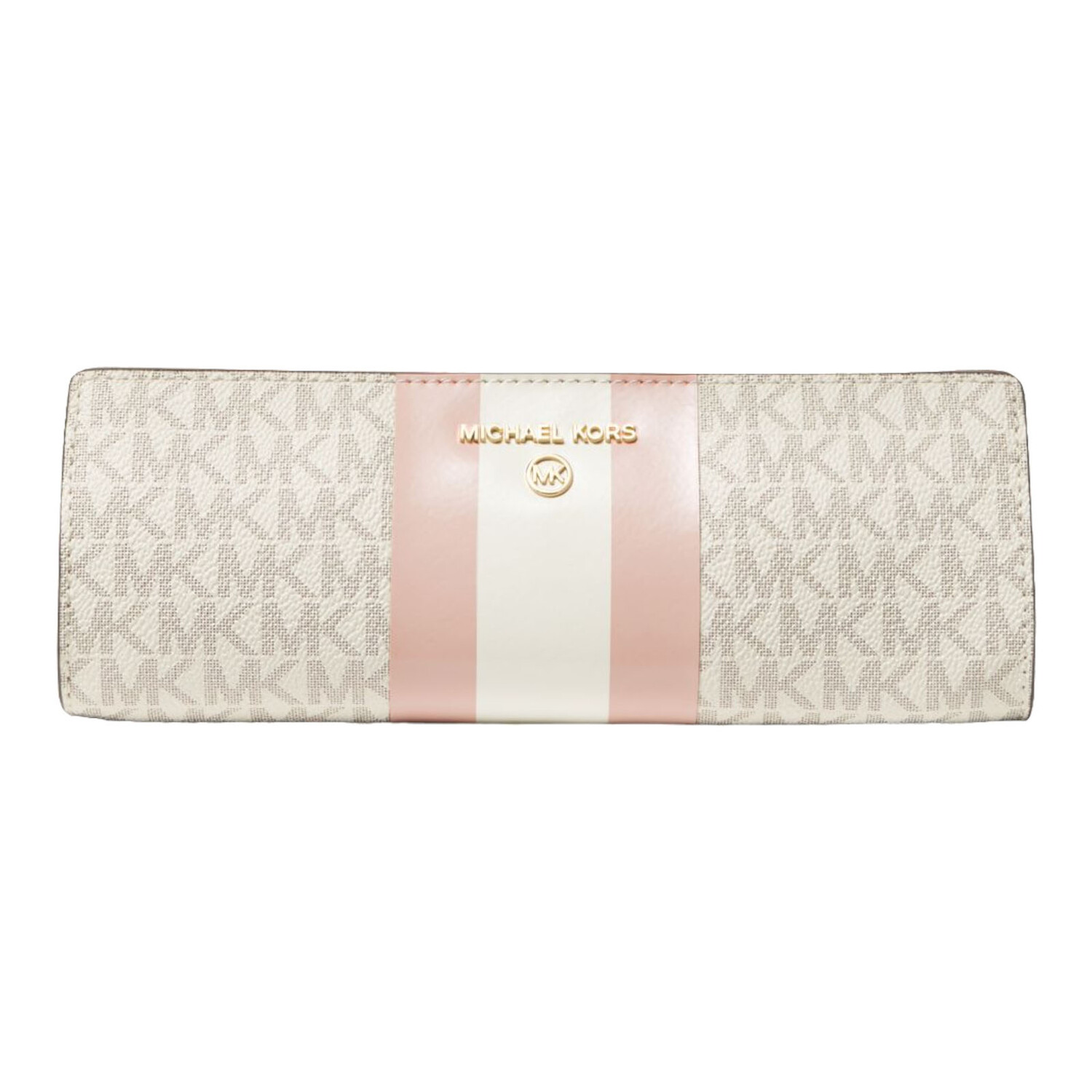 

Пенал Michael Michael Kors Small Logo Stripe, белый