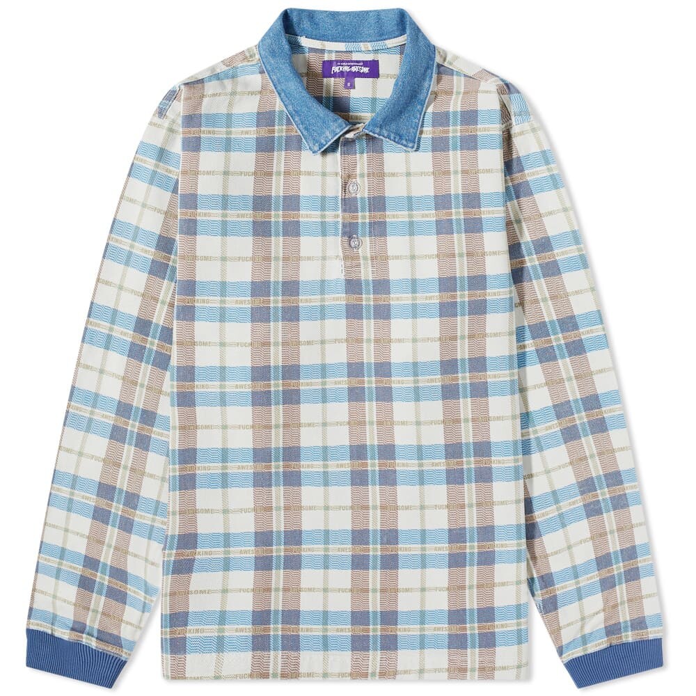 

Футболка f*cking Awesome Plaid Rugby Shirt