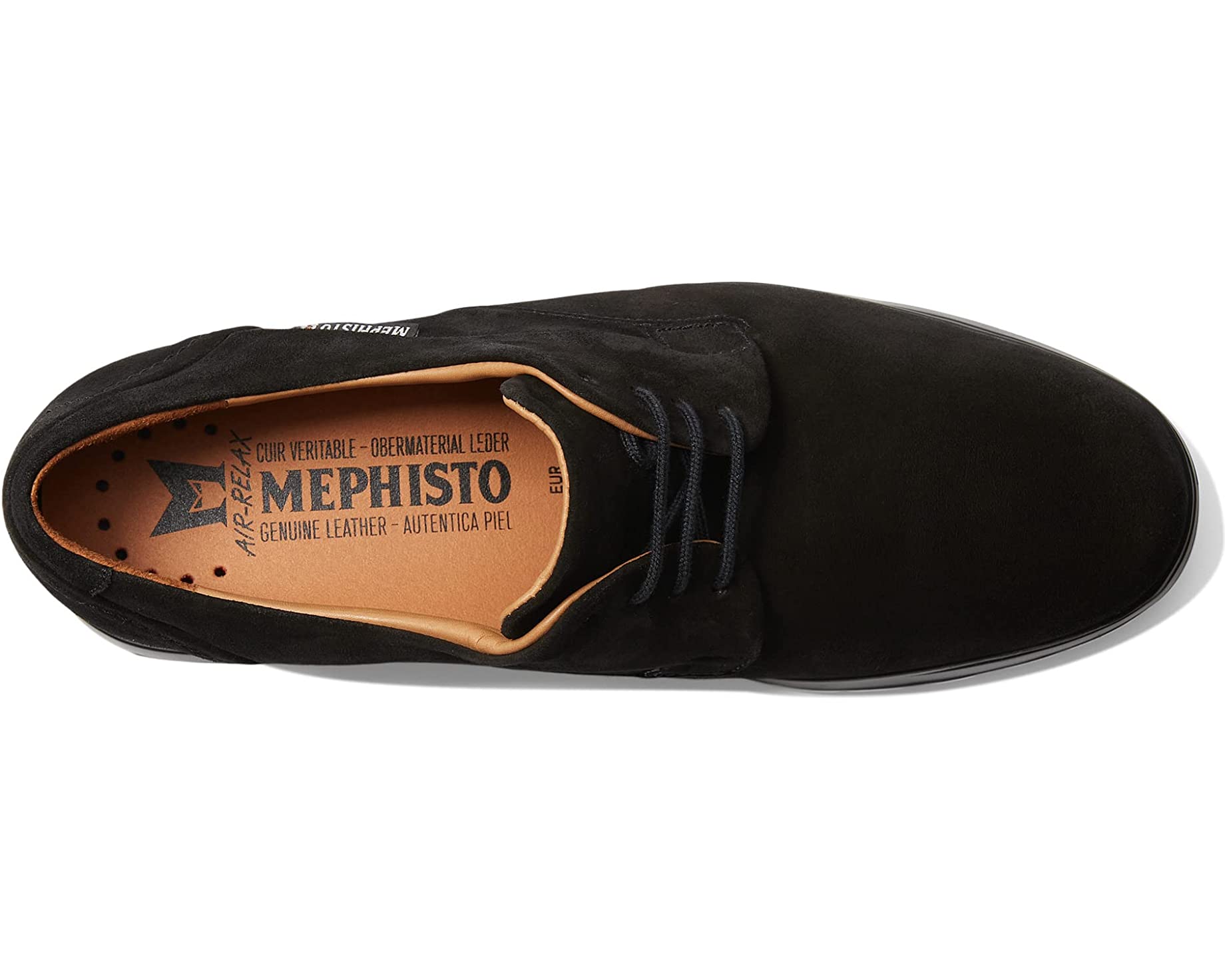 Кроссовки Valerio 1 Mephisto, черный оксфорды manko mephisto цвет brandy smooth leather