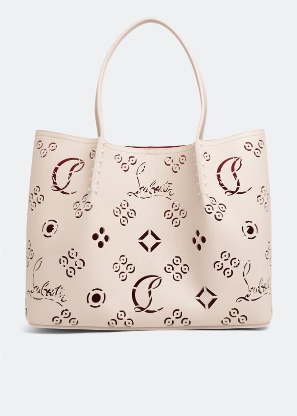 

Сумка-тоут CHRISTIAN LOUBOUTIN Cabarock large tote bag, бежевый