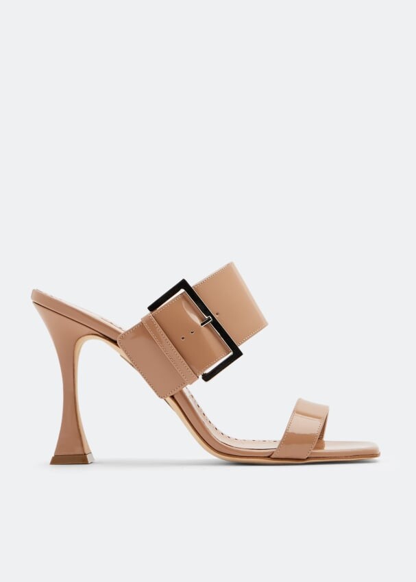 

Сандалии MANOLO BLAHNIK Arremu sandals, бежевый