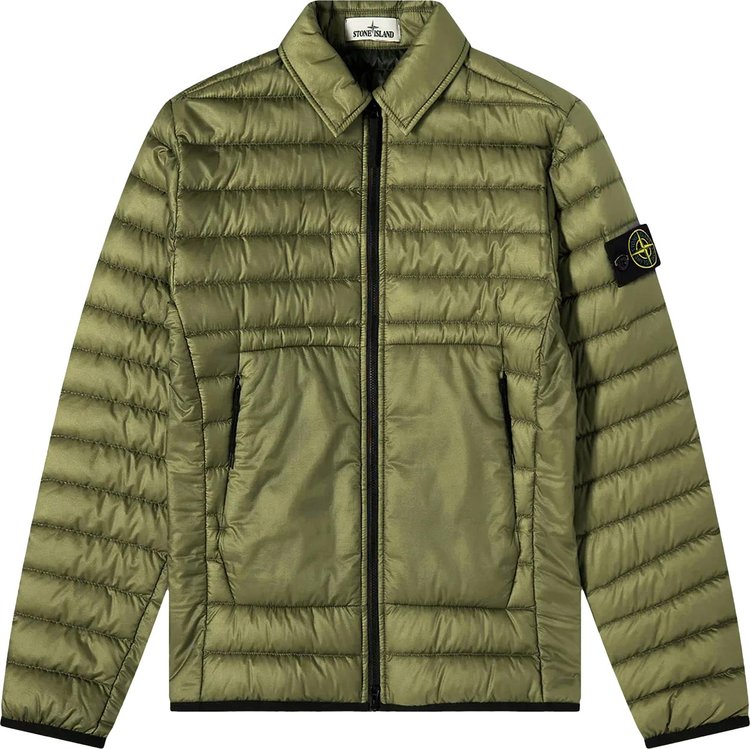 

Куртка Stone Island Real Down Jacket 'Olive', зеленый