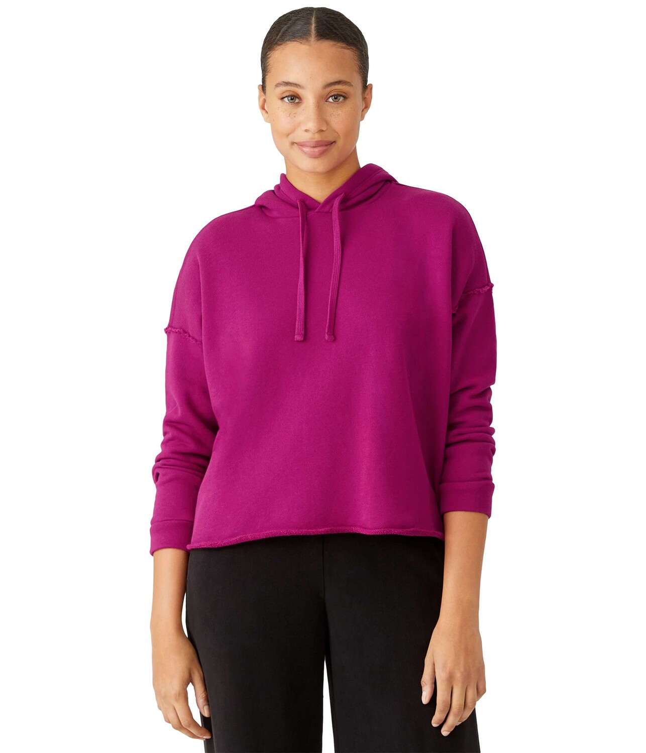 

Худи Eileen Fisher, Cropped Hoodie in Organic Cotton French Terry