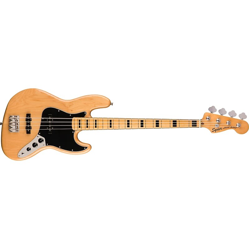 

Squier от Fender Classic Vibe '70s Jazz Bass, кленовый гриф, натуральный