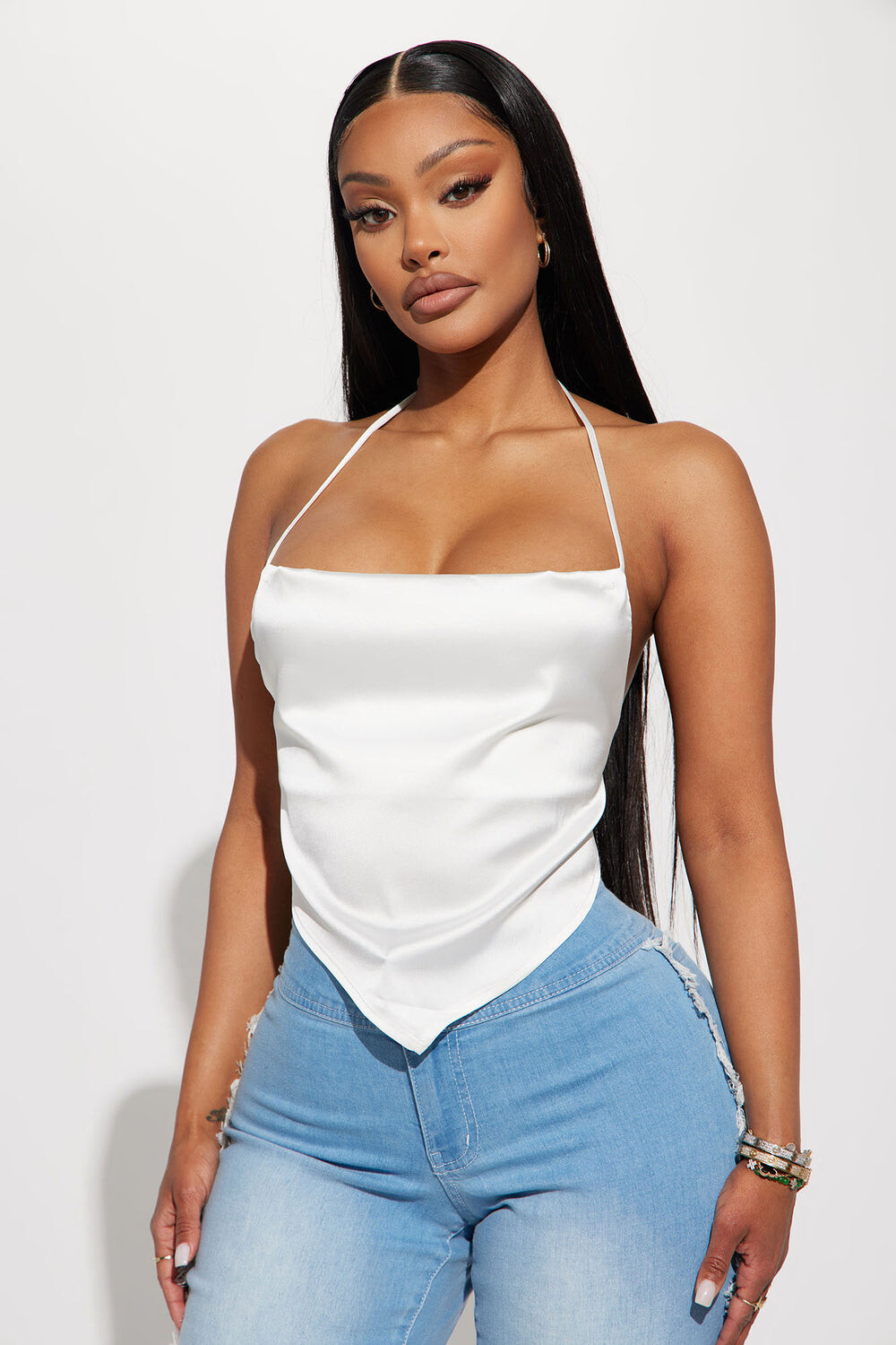 

Топ Fashion Nova T20093, белый