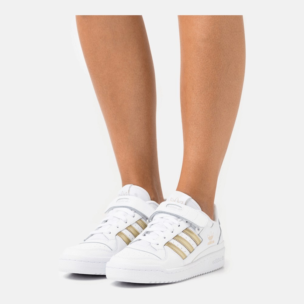 

Кроссовки Adidas Originals Forum, footwear white/matte gold/core black
