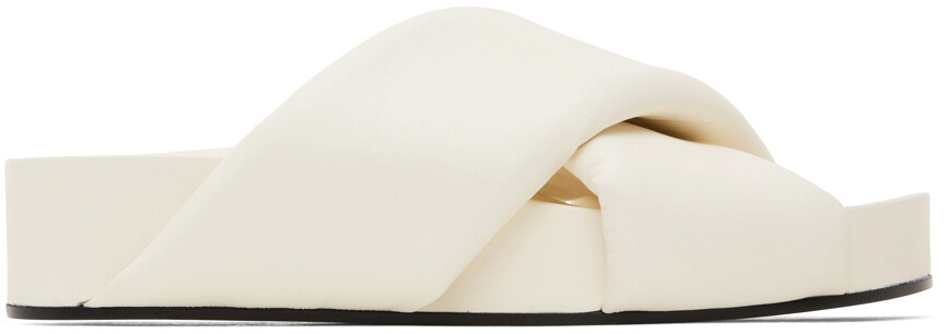 

Большие завернутые шлепанцы Off-White Jil Sander