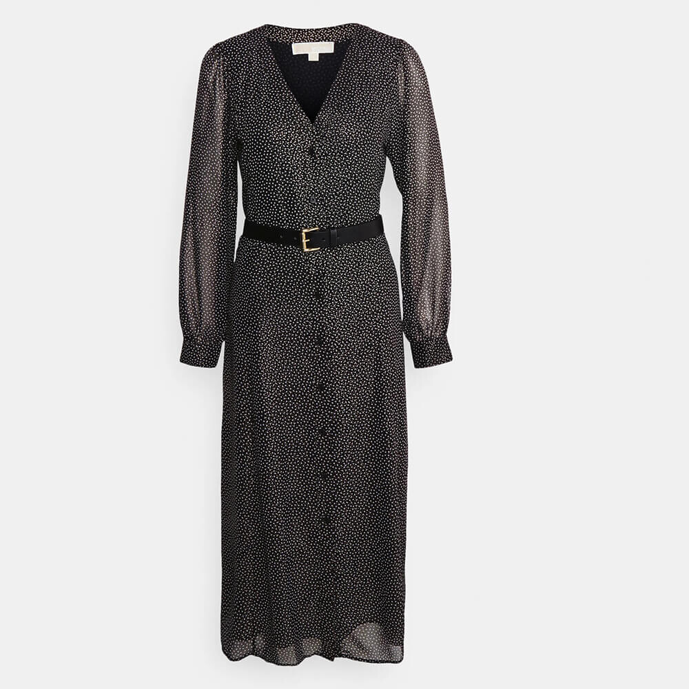

Платье MICHAEL Michael Kors Sparkle Dot, черный/золотой