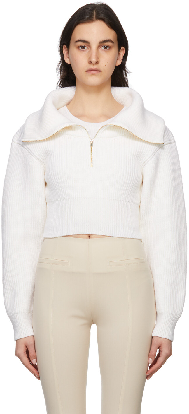 

Белый свитер 'La Maille Risoul' Jacquemus