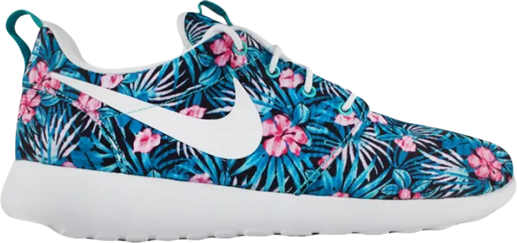 

Кроссовки Nike Roshe One Print Premium 'Washed Teal', многоцветный