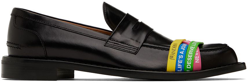 

Черные лоферы на резинке JW Anderson