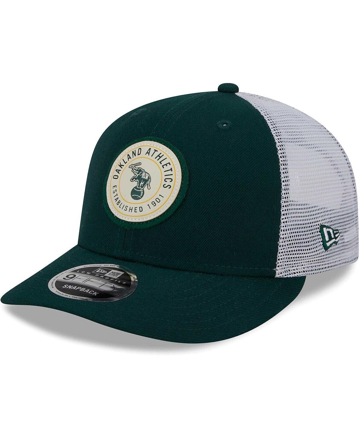 

Мужская зеленая кепка Snapback Oakland Athletics Circle Trucker Low Profile 9FIFTY New Era