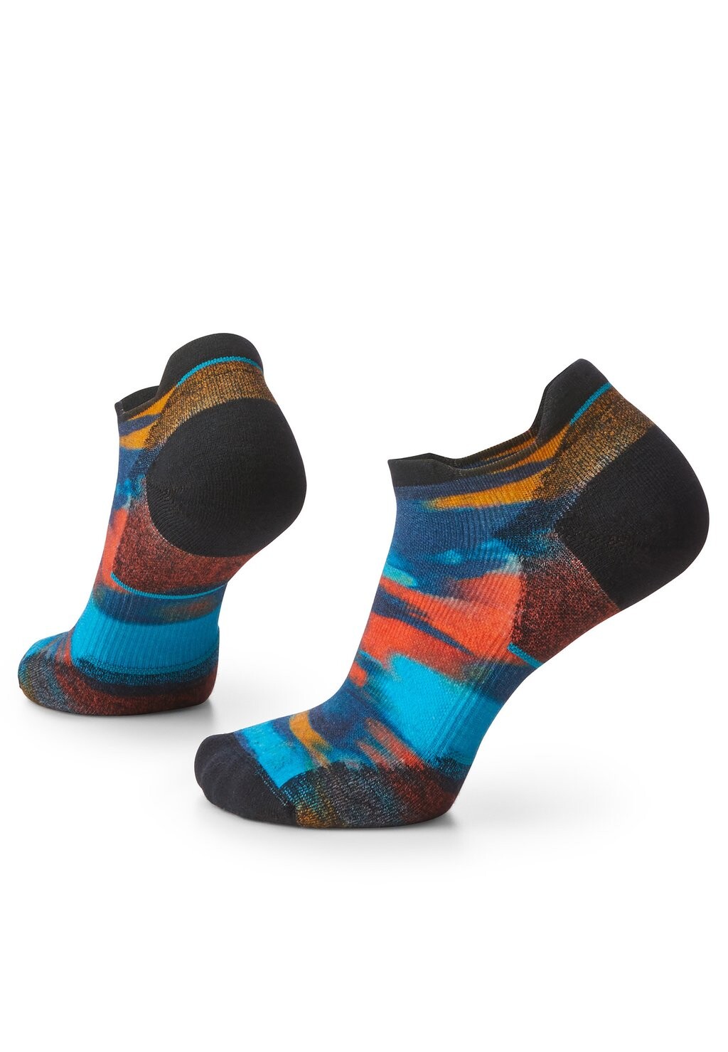 

Спортивные носки RUN TARGETED CUSHION BRUSHED PRINT LOW ANKLE Smartwool, цвет alpine blue