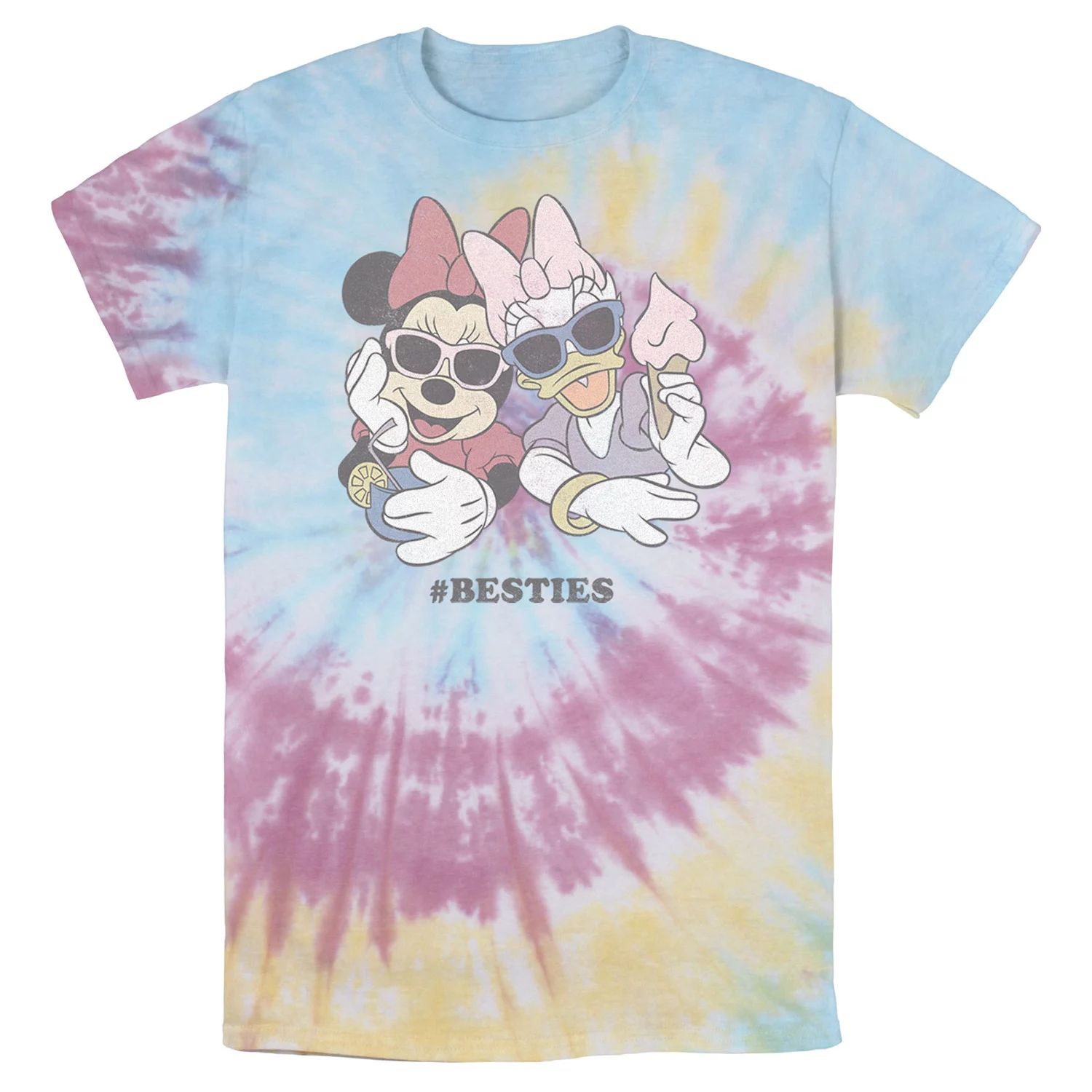 Мужские солнцезащитные очки и футболка Disney Minnie & Daisy Besties Bomabrd Licensed Character набор из 3 футболок для девочек минни маус и дейзи лав disney мультиколор