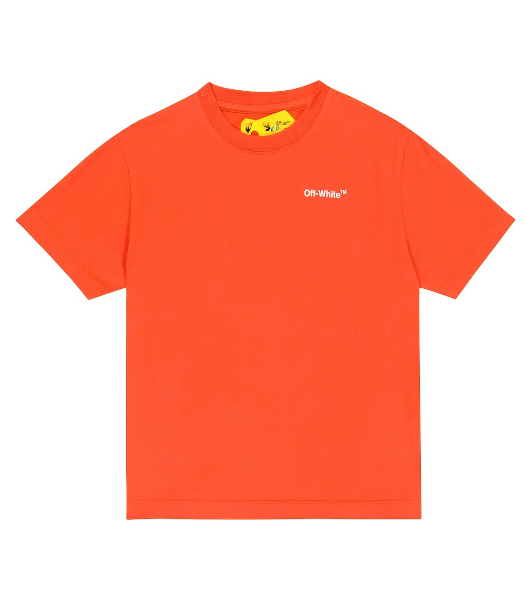 

Хлопковая футболка с логотипом Off-White, белый