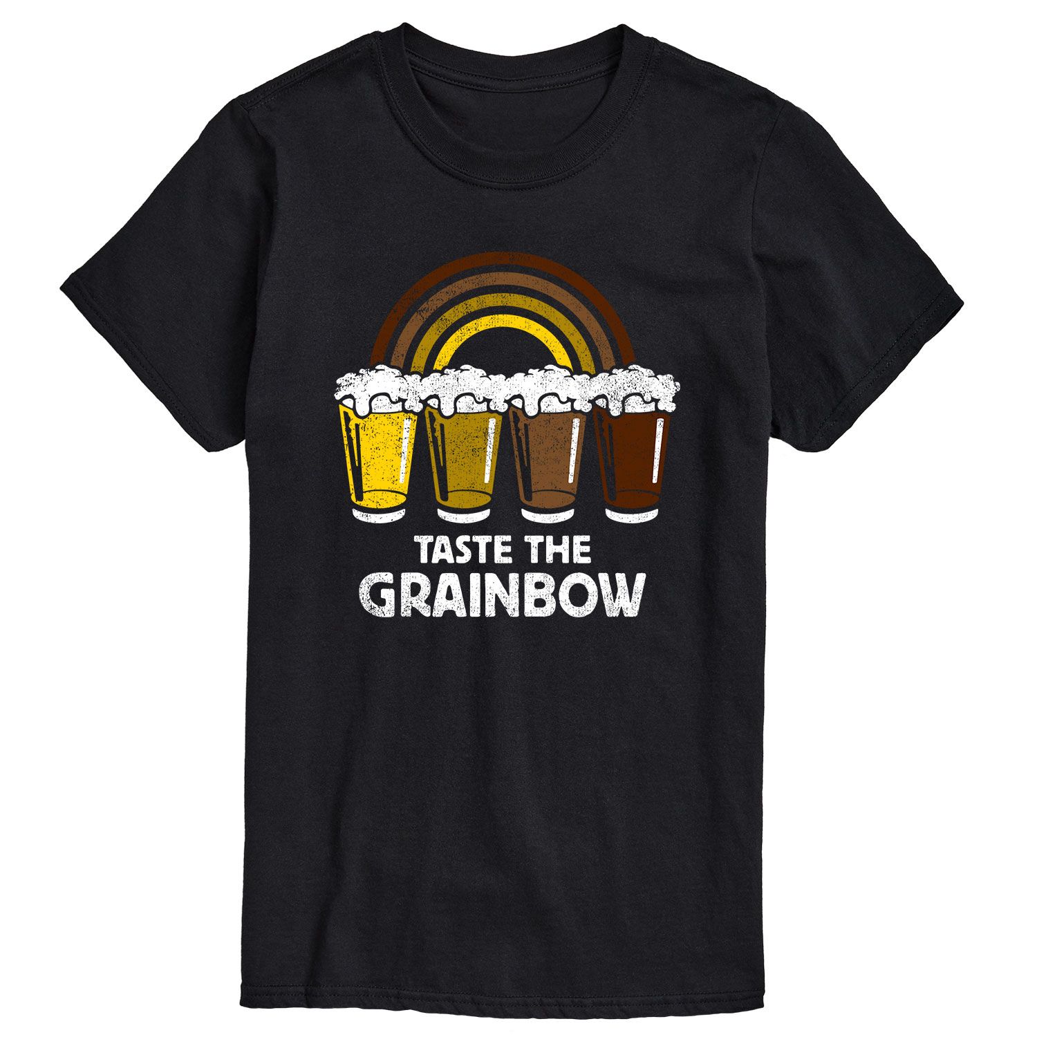 Мужская футболка Beer Taste the Grainbow с рисунком Licensed Character