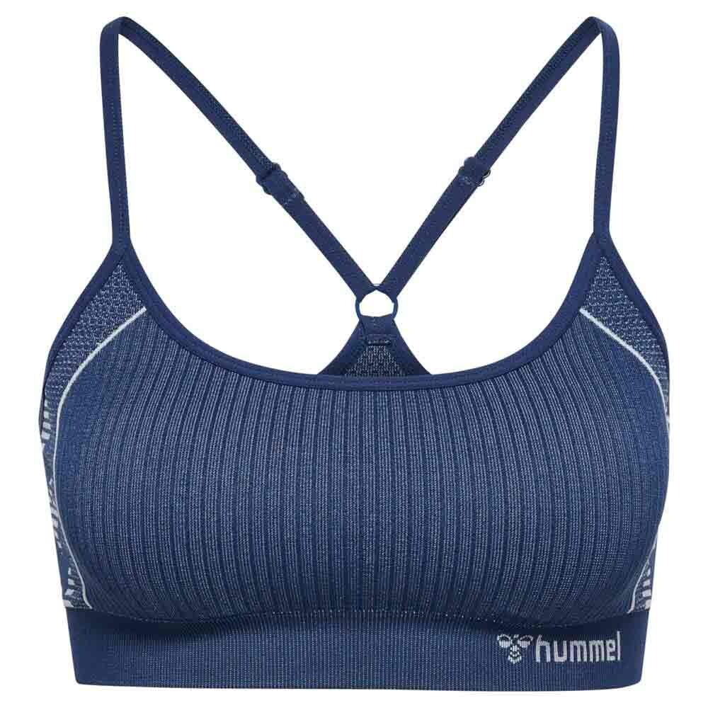 

Бесшовный спортивный топ Hummel Blaze, синий