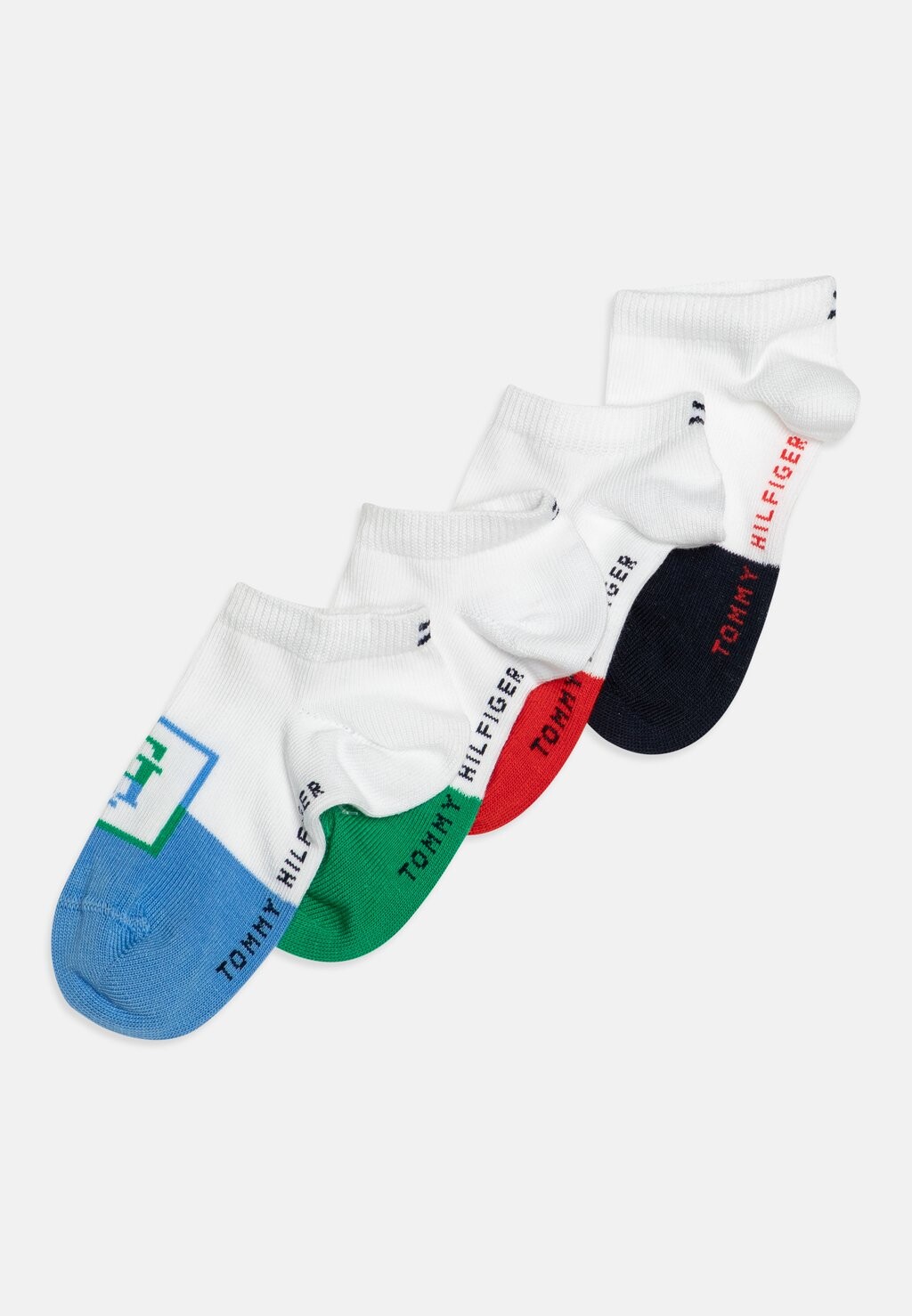 

Носки KIDS MONOGRAM LOCKER ROOM UNISEX 4 шт. Tommy Hilfiger, мультиколор