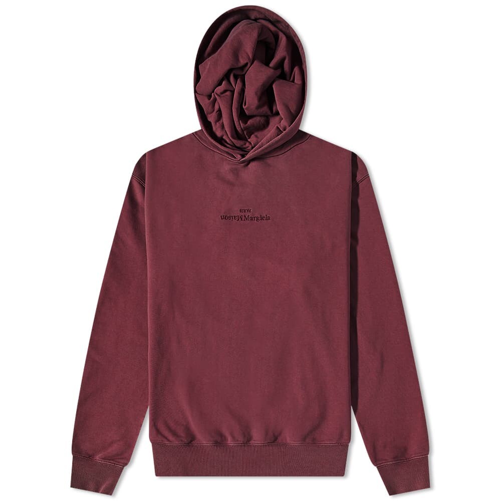 

Толстовка Maison Margiela Embroidered Text Logo Hoody, Коричневый