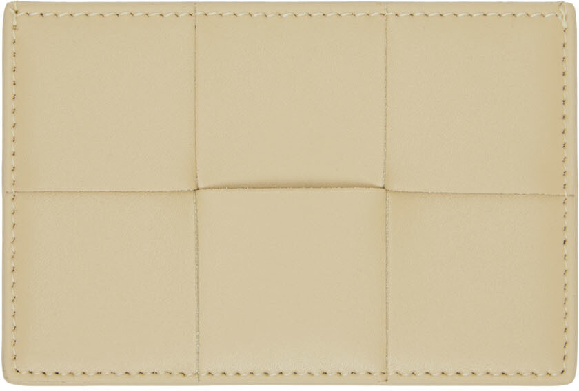 

Бежевая визитница Intreccio Bottega Veneta