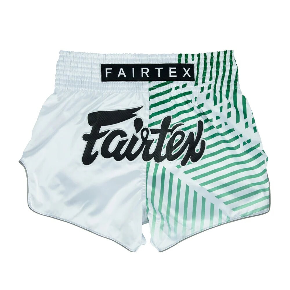Шорты для тайского бокса Fairtex Racer BS1923, размер 2XL, белый