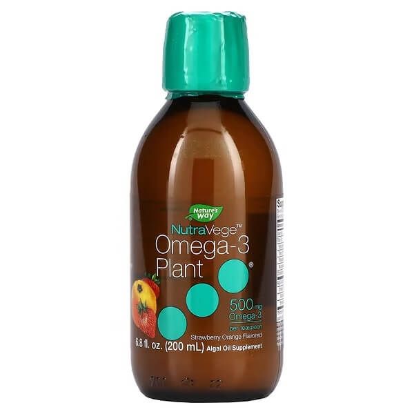 Омега-3 Plant Nature's Way, 500 мг омега 3 для детей elemax 710 мг со вкусом апельсина в капсулах 90 шт