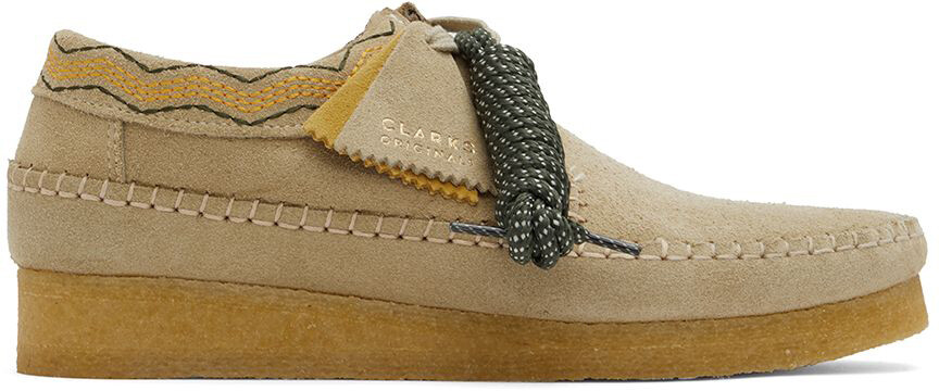 

Серо-коричневые оксфорды Weaver Clarks Originals