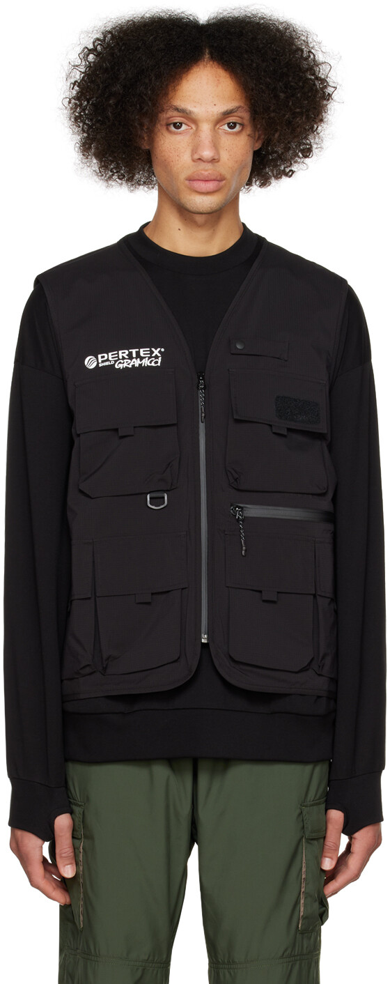 

Черный жилет PERTEX Trailside Wading Gramicci